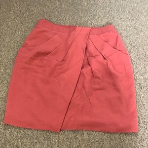 Burnt Orange Pencil Skirt - Size 8
